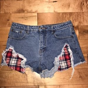 Forever 21 denim shorts